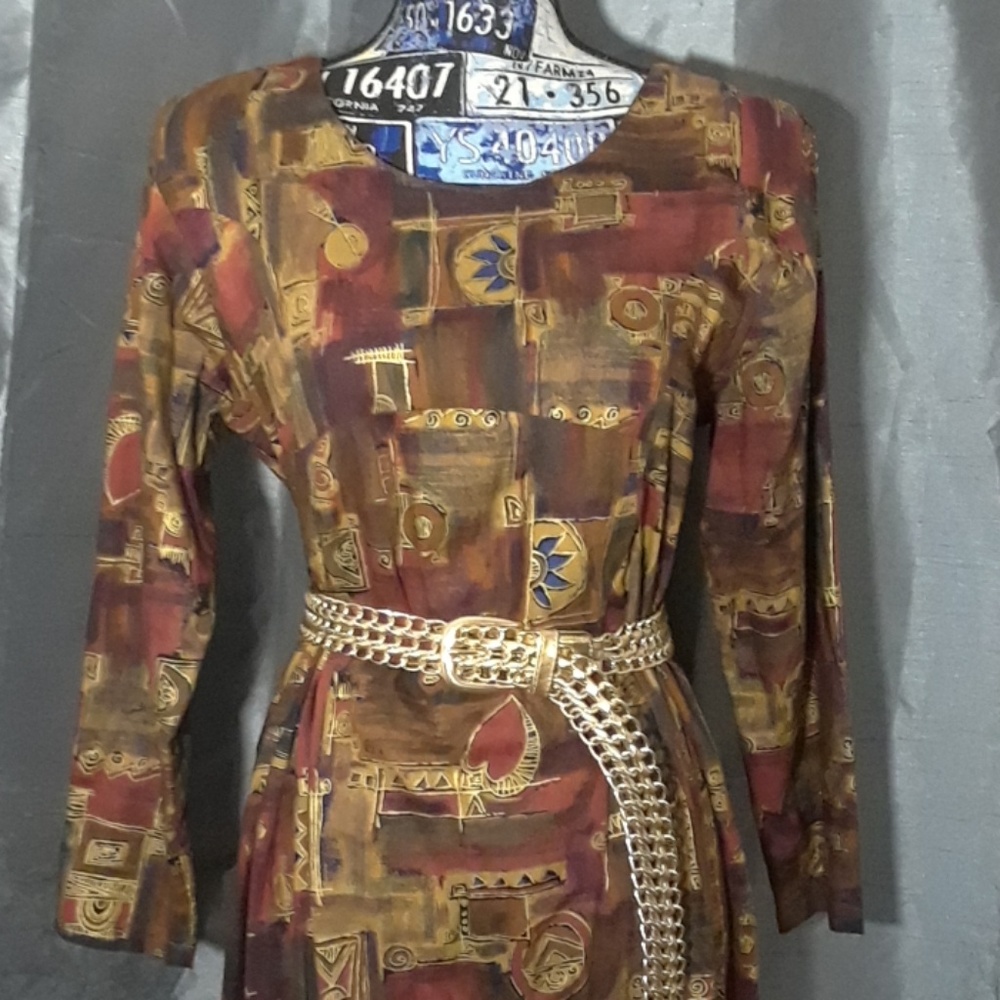 ETHNIC VINTAGE DRESS - Picture 4 of 8